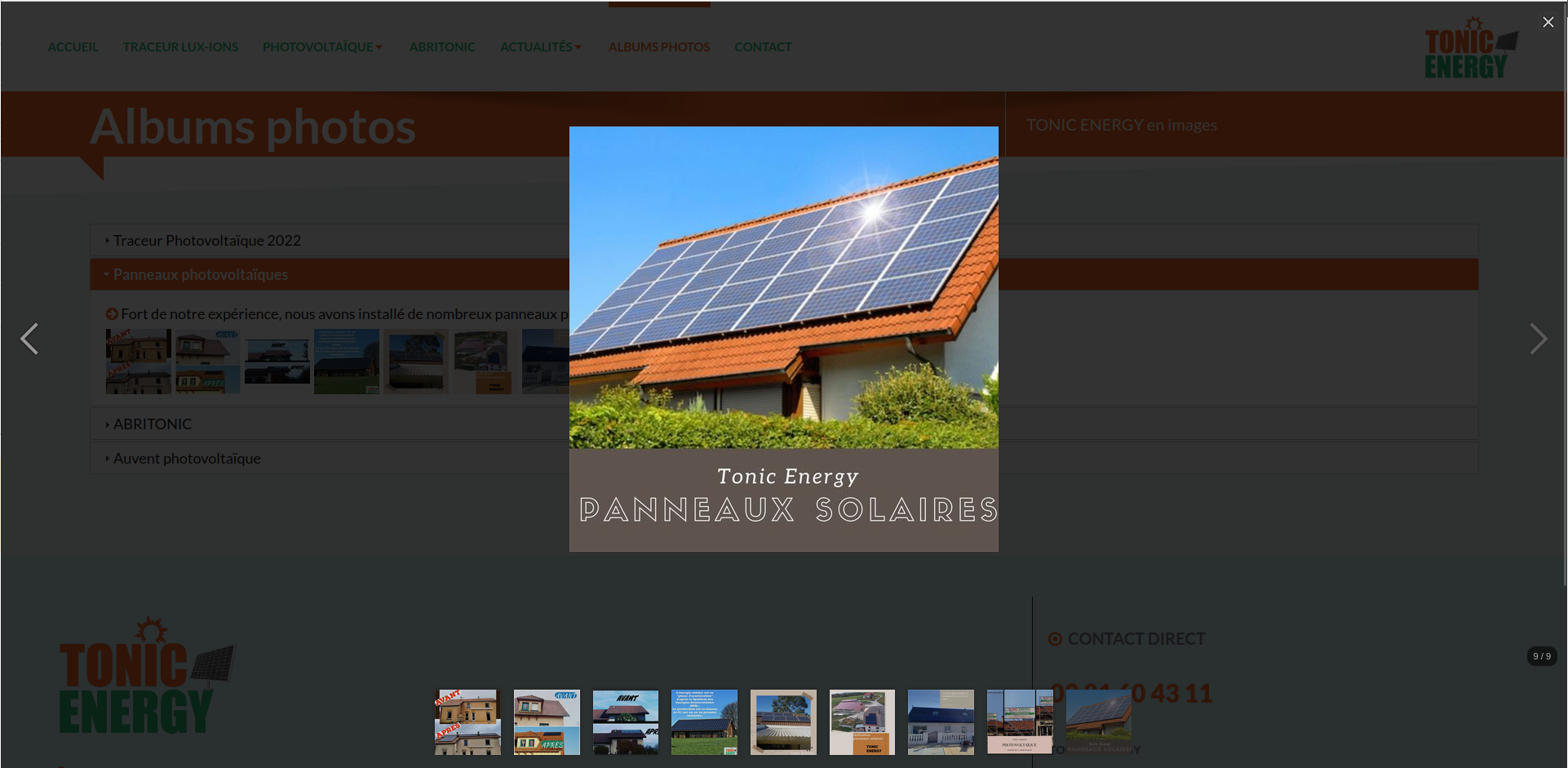 Concepteur et fournisseur de panneaux solaires<br>Présentation des résiliation classées dans des albums photos