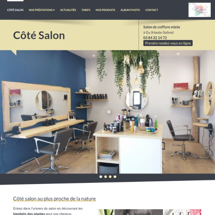 Site Côté Salon